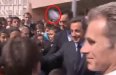 Vido : Sarkozy reoit un projectile